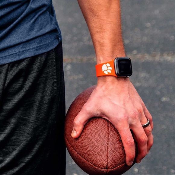 Clemson Tigers Apple Compatible Watchband - Picture 3 of 3